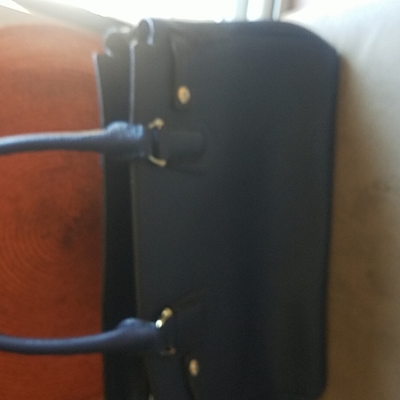 Henri Bedal satchel leather _ dark royal blue _ gold - Picture 6 of 16